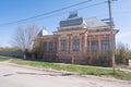 Dubovka. Volgograd region - Russia. April 09, 2023 The old building of the library in Dubovka. House of merchant