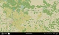 Dubrouna District, Belarus. Topographic Humanitarian Royalty Free Stock Photo