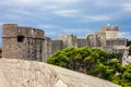 Dubrovnik ancient fortress view, Croatia