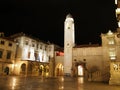Dubrovnik, august 2013, Croatia, Luza square Royalty Free Stock Photo