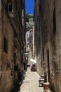 Dubrovnik city narrow streets
