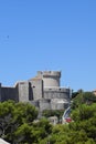 Dubrovnik City wall fort Royalty Free Stock Photo