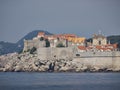 Dubrovnik city wall Royalty Free Stock Photo