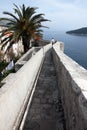 Dubrovnik city walls Royalty Free Stock Photo