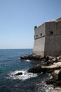 Dubrovnik city walls Royalty Free Stock Photo