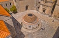 Dubrovnik old town main street Stradun with Onofrio's fountain Royalty Free Stock Photo