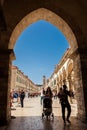 View of Stradun street at the Old Town of Dubrovnik