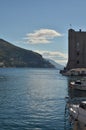 dubrovnik Croatia ariatic old fort cliff unesco Royalty Free Stock Photo