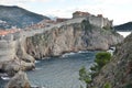 dubrovnik Croatia ariatic old fort cliff unesco Royalty Free Stock Photo