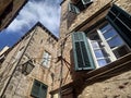 Dubrovnik, Croatia, August 14 2022 Streets of the old town. The facades of the houses are made of stone. Summer tourism Royalty Free Stock Photo