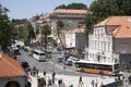 Dubrovnik Croatia bus and coach boarding point outside the Pile Gate Royalty Free Stock Photo