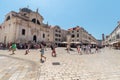 Summer scene of the main street Stradun or Placa