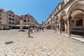 Summer scene of the main street Stradun or Placa