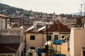 Dubrovnik, Croatia - July, 2019: View of Dubrovnik`s Old Town from its City Walls Royalty Free Stock Photo