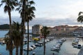 Dubrovnik / Croatia : Sailing boats at Saint John Fortress and the Old port in the Adriatic Sea in Dubrovnik, Croatia Royalty Free Stock Photo