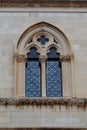 Architectural element of the Palace of Rector in Dubrovnik Royalty Free Stock Photo