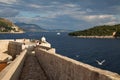 Dubrovnik, Dalmatia, Croatia - Old town of Dubrovnik, view from the fortress wall
