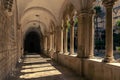 Gothic Courtyard in Dubrovnik Monastery Museum Royalty Free Stock Photo