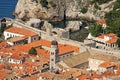 Dubrovnik, Fort Bokar, Franciscan Monastery Royalty Free Stock Photo