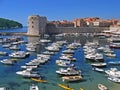 Dubrovnik harbor Royalty Free Stock Photo