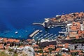 Dubrovnik harbor Royalty Free Stock Photo