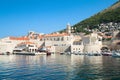 Dubrovnik harbor and old town
