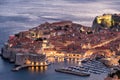 Dubrovnik Historic Center Early Evening