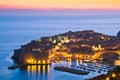 Dubrovnik by night, Croatia Royalty Free Stock Photo