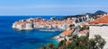 Dubrovnik old city defense walls. Royalty Free Stock Photo