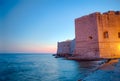 Dubrovnik old city defense walls. Royalty Free Stock Photo