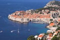 Dubrovnik old city landscape Royalty Free Stock Photo