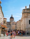 Dubrovnik old city street view, Dubrovnik harbour old town, Picturesque gorgeous view on the old town of Dubrovnik