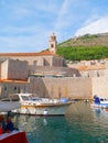 Dubrovnik old city street view, Dubrovnik harbour old town, Picturesque gorgeous view on the old town of Dubrovnik