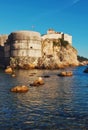 Dubrovnik old city walls Royalty Free Stock Photo