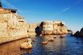 Dubrovnik old city walls Royalty Free Stock Photo