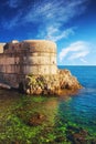 Dubrovnik old city walls Royalty Free Stock Photo