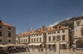 Dubrovnik old town city and sightseeing tourists travel croatia Royalty Free Stock Photo