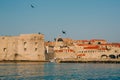 Dubrovnik Old Town, Croatia. Inside the city, views of streets a Royalty Free Stock Photo