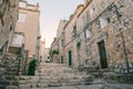 Dubrovnik Old Town, Croatia. Inside the city, views of streets a Royalty Free Stock Photo