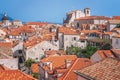 Dubrovnik Old Town houses Royalty Free Stock Photo