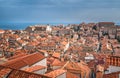 Dubrovnik Old Town houses Royalty Free Stock Photo