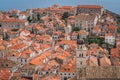 Dubrovnik Old Town houses Royalty Free Stock Photo