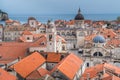 Dubrovnik Old Town houses Royalty Free Stock Photo