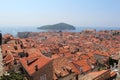 Dubrovnik. Old Town. Lokrum Island Royalty Free Stock Photo