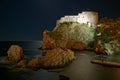 Dubrovnik old town long exposure - fortress Lovrijenac at night