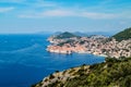 Croatia, Dubrovnik old town and Lopud island Royalty Free Stock Photo
