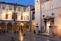 Dubrovnik Old Town at night, Croatia