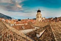 dubrovnik old town roofs in croatia