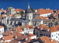 Dubrovnik Red Tiled Roofs Royalty Free Stock Photo