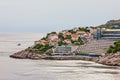 Dubrovnik seascape, Croatia, Adriatic sea coast Royalty Free Stock Photo